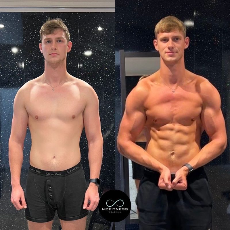 Client transformation 7, before and after