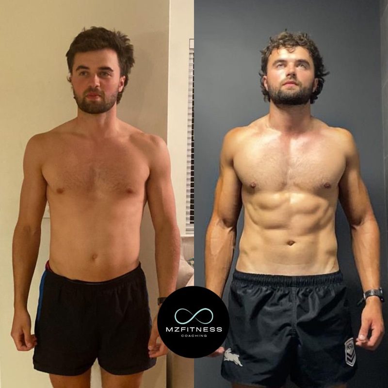 Client transformation 2, before and after