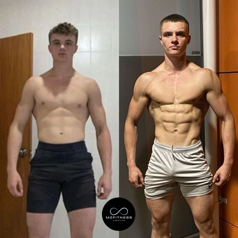 Client transformation 5, before and after